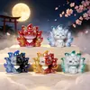 Guochao Estilo Antigo Raposa Imortal Luminosa Caixa Surpresa Brinquedo Criativo da Moda Figura Ornamento de Mesa Decoração de Casa Presente Divertido Coisa Boa