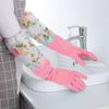 En stock Paquete con forro polar Espesado Largo Invierno Guantes para Lavar y Lavandería Guantes Cálidos Guantes para Limpieza del Hogar Fábrica