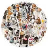 50/100 Peças de Adesivos Fofos de Filhote de Cachorro Graffiti para Celulares, Copos de Água, Decorações de Computador, Adesivos à Prova d'Água Atacado