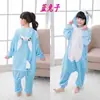 Pijama Enterizo de Franela con Personaje Stitch Azul y Rosa, Animales de Dibujos Animados, para Otoño e Invierno, Se Puede Usar Afuera, Ropa de Casa, Estilo Pareja