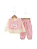 Conjunto de Ropa de Primavera para Niñas 2026 Nuevo Moda Estilo Primavera-Otoño Infantil Ropa de Otoño para Bebés Conjunto de Tres Piezas para Niñas Pequeñas Moderno