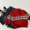 Malharia Maibao Infantil 2026 Novo Estilo de Inverno Meninos e Meninas Suéter com Gola Zíper Gola Alta Roupa de Inverno para Meninos Classe a