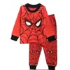 Novo Conjunto do Homem-Aranha Roupas de Casa para Meninos Algodão Pequeno e Médio Traje Infantil Roupas de Outono Calça Longa Pijama Uma Geração de Cabelo