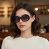 Nuevas gafas de sol punk versátiles de estilo europeo y americano con montura grande ovalada para vacaciones al aire libre, deportes y conducción, gafas de moda transfronterizas