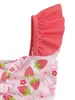 0-6M 6-12M 12-18M 18-24M 2-3A traje de baño para niños traje de baño de tres piezas