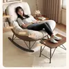Nueva mecedora duradera, sillón de relax para adultos para uso en casa, adecuado para balcones, una mecedora de ocio para adultos, una silla individual que se puede usar para reclinar y dormir