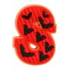 Serie de Halloween, zapatos con agujeros de dibujos animados, hebilla de zapato de flor, pegamento suave de PVC, zapatos de jardín desmontables DIY, accesorios decorativos