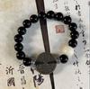 Pulsera de Estilo Retro Oscuro de Moda Popular Mariposa Tinta Luz de Luna Nicho Masculino Fresco Regalo para Pareja Estudiante Pulsera