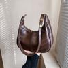 Bolso de Moda para Mujer Otoño 2025, Elegante Bolso de Hombro Retro para el Trabajo, Bolso Cruzado Simple de Moda Tipo Dumpling