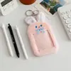 Versión Coreana de Ins Lindo Variedad de Series Portatarjetas de Peluche Persiguiendo Estrellas Idol Colgante de Exhibición de Tarjetas Pequeñas Lindo Portatarjetas de Estudiante