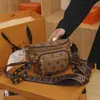 Bolso Transfronterizo para Mujer 2022 Nuevo Simple Moda Retro Multicapa Cremallera Hombro Cruzado Bolso Cinta Bolsa de Pecho Mujer Tendencia