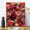Pintura a Óleo Digital DIY Flor Paisagem Tulipa Pintado à Mão Preenchimento de Cor Curativo Decorativo Pintura a Óleo Rosa