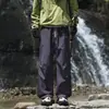 Pantalones Deportivos Casuales Plisados para Hombre, Primavera y Otoño, Marca de Moda, Pantalones Versátiles Sueltos de Pierna Recta, Pantalones Largos para Hombre para Exteriores