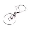 Hebilla pequeña para colgar en la cintura, venta al por mayor, con hebilla de camarón, llavero con hebilla de tirachinas, accesorio para llaves con anillo de 8 palabras F3483