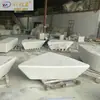 Banco de Hormigón GRC para Exteriores Imitación Piedra, Banco Sencillo de Cemento, Silla Pública de Ocio en Zona Escénica de Parque