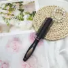 @Minorista Peine Negro Dorado Más Vendido para Mujeres, Peine Alisador de Cabello, Peine con Bolsa de Aire de Masaje, Peine Alisador, Peine Rizador, Cepillo Plano 50X