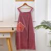 Falda de Baño de Coral Fleece, Suave y Absorbente, Uso Doméstico Sencillo, Sin Tirantes, Talla Adulto, Falda de Baño con Correa Grande, Toalla de Baño para Mujeres