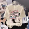 Camiseta de Algodón de Manga Corta para Niñas Transfronteriza 2026 Nuevo Dibujo Animado Linda Ropa de Bebé Verano Ropa Infantil para Niñas Tops