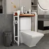 Estante de Baño de una Sola Capa Encima del Inodoro, Estante de Pie Detrás del Inodoro