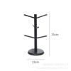 Soporte para Tazas Doméstico en Forma de Árbol de Venta Caliente Transfronteriza, Soporte para Tazas de Café para Mostrador de Tienda con Estantes de Almacenamiento de 6 Ganchos