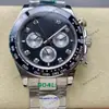Reloj para Hombre Rolex Daytona Serie 40mm Multifuncional Cronógrafo Incrustado de Diamantes Mecánico Totalmente Automático Aliexpress