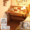 Escritorio Plegable para Uso en Casa, Escritorio de Escritura para Apartamentos Pequeños, Escritorio de Computadora para Dormitorio, Mesa de Comedor Portátil para Viviendas de Alquiler, Escritorio de Oficina