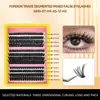 Paquete Mixto de Pestañas Postizas Gruesas Maquillaje Europeo y Americano Pestañas DIY Segmentadas al Mayoreo por Punto Pestañas Individuales en Racimo Gran Capacidad