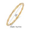 Pulsera de moda transfronteriza pulsera de joyería para mujer pulsera acero inoxidable con taladro hueco hebilla de acero titanio joyería simple coreana