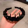Diadema de Terciopelo Brillante con Diamantes de Alta Gama para Mujer 2025 Nueva Diadema con Peine Dientes Antideslizantes para Salir Pinza Versátil Accesorios para el Cabello