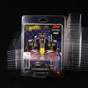 AliExpress 6 coches Hot Wheel plegable plástico hotwheels tarjeta deslizante plástico pvc coche de juguete caja de embalaje