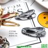 Clip de Tubarão Oval Branco KC Dourado com Revestimento de Proteção Ambiental 4cm Material para Acessórios de Cabelo Feitos à Mão DIY Acessórios de Presilha de Cabelo Sem Costura
