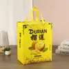 Bolsa de Mano No Tejida de Durazno Personalizada Bolsa de Embalaje Especial para Regalo de Durazno de Tienda de Frutas Bolsa de Embalaje para Tienda de Frutas