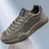 Zapatos de Cuero para Hombre de Primavera y Otoño, Versátiles, de Suela Blanda, Resistentes al Desgaste, Casuales para Hombre, Mocasines sin Cordones, Zapatos Ligeros para Hombre al por Mayor