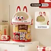 Cubo de Almacenamiento de Snacks Dopamina para Niños, Lindo Diseño de Dibujos Animados, Alto Valor Estético, Gran Capacidad, Cubo de Almacenamiento Transparente a Prueba de Polvo