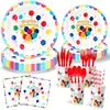 Nuevos Suministros para Fiesta Temática Celebración con Globos Decoración de Cumpleaños Diseño de Fiesta Accesorios Plato de Papel Vaso de Papel Mantel Servilleta de Papel