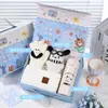 Presente de Aniversário para Meninos Pequenos, Cachecol Infantil Quente de Inverno Prático Caixa de Presente com Copo Térmico para o Ano Novo