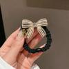 Diadema de lazo de Perla de Pedrería para mujer verano Rojo de internet serie sol cuerda para el cabello de intestino pequeño banda elástica de goma de alta calidad para atar el cabello accesorios para el cabello