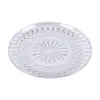 Bandeja de frutas em acrílico, elegante e atraente, adequada para salas de estar, KTVs, bares e uso doméstico; transparente, com um caule alto e um design criativo