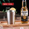 Venta directa de fábrica, taza de cerveza de acero inoxidable 304, gran capacidad, irrompible, taza creativa para cerveza de barril, taza de agua popular comercial para exteriores