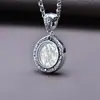 Collar zachilam de plata de ley S925 vintage Moda Nacional para niños Colgante de Tigre accesorios de regalo Cadena para suéter al por mayor