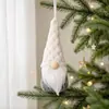 1 Pieza Decoraciones Navideñas Mingguan Creativo Colorido Tejido Hombre Viejo Sin Rostro Navideño Adorno Colgante Gnomo Colgante Decoración