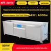 Fiação de Tubo de Metal Anilox Roller Sulco Único Equipamento de Limpeza Ultrassônica Remoção de Óleo Remoção de Poeira Limalhas de Ferro Limpeza Industrial