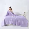 Directamente de la Fábrica de Origen, Colcha de Verano Refrigerante Transfronteriza, Colcha de Verano de Seda de Hielo con Tacto Frío, Colcha de Aire Acondicionado Individual/Doble, Color Sólido, Sensación Fría, Lavable a Máquina