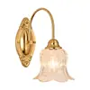 Lámpara de pared retro de cristal estilo francés para mesita de noche, creando una atmósfera ambiental para el dormitorio; Lámpara de pared de lujo ligero estilo americano; adecuado para casas de huéspedes; modelo L271