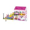 Blocos de Montar Modelo Novo Transfronteiriço Villa de Verão Brinquedos Educativos de Montagem para Meninas Castelo de Princesa Casa na Árvore Casa Presente de Feriado