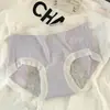 Calzones fisiológicos para el período menstrual de algodón modal para mujer, antifugas laterales, color sólido, respetuosos con la piel, con lazo, cómodos, respetuosos con la piel, ropa interior para mujer
