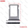 Nuevo Aleación de Aluminio Teléfono Móvil Tarjeta SIM Bandeja de Tarjeta Única con Anillo Impermeable Bandeja de Cintura Doble Tarjeta Adecuada para Teléfonos Móviles Apple