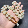Cuerda Colgante de Jade Afgano Natural al por Mayor Cadena Colgante de Calabaza Cadena Colgante de Jade Blanco Verde Collar de Piedra Original Cadena China Cadena para Suéter