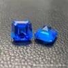 Pedras Preciosas Coloridas Cultivadas em Laboratório, Lapidação Asscher, Pedras Soltas Quadradas, Pedras Preciosas Coloridas, Método Tila, Pedras para Joias Criadas em Laboratório, Acessórios para Joias