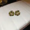El Mago de Oz~Aretes de Flor de Circonita Súper Brillantes, Aretes Versátiles de Estilo Fresco de Verano, Aretes de Diseño Único